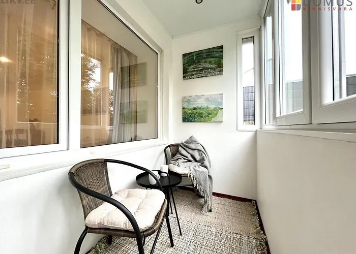 First Floor With Balcony Center Apartment Narva